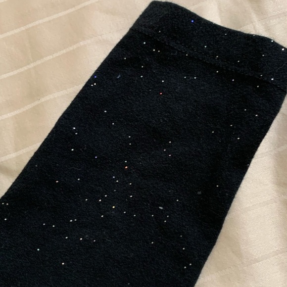 Cat & Jack sparkle black leggings - Picture 2 of 4